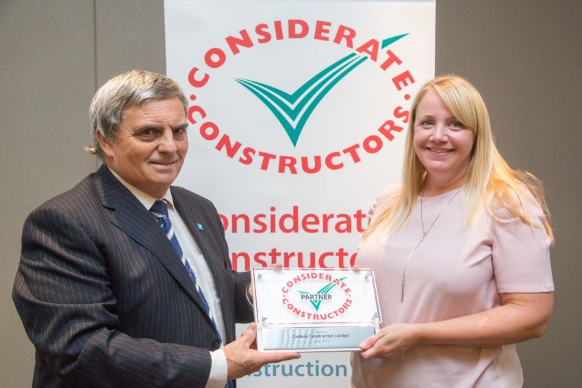 Caddick Construction named Considerate Constructor Partner