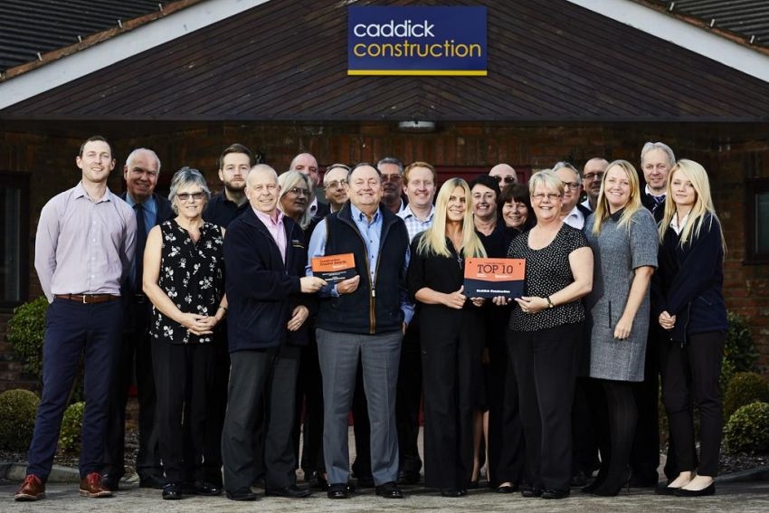 Caddick Construction Limited have been named a Top Ten Best Contractor to Work With