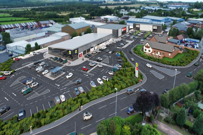 Garforth retail park now 85% occupied as construction begins
