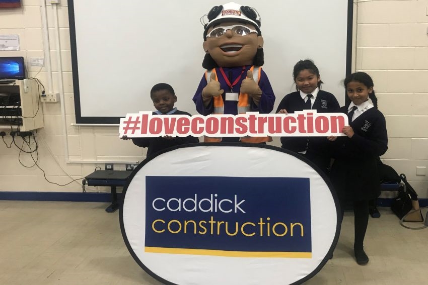 Building site safety talk provided to St. Peters C of E Primary School 