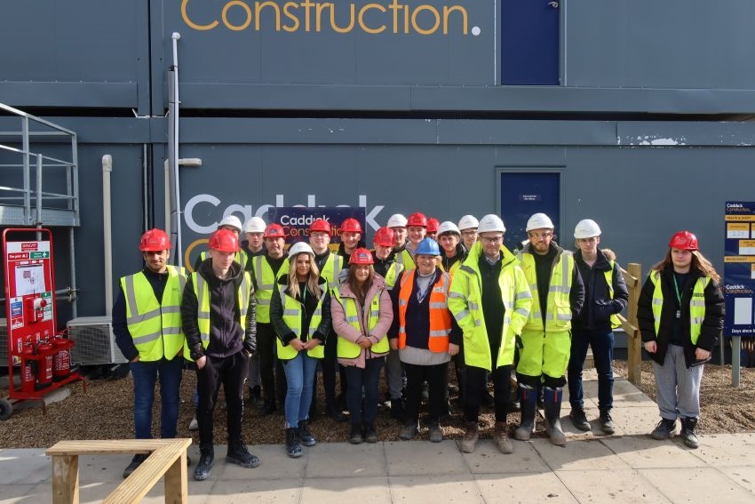 Leeds College of Building students visit SOYO Leeds 
