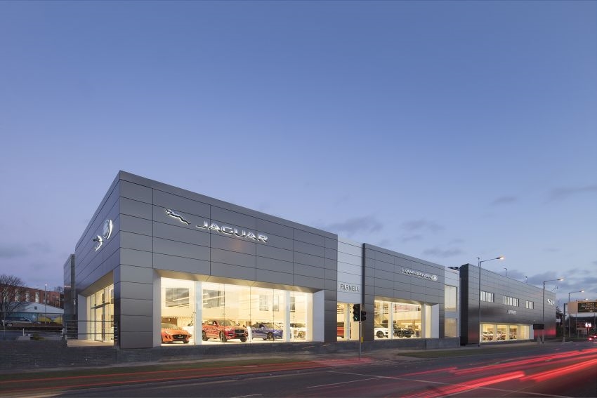 Caddick Construction drives home luxury car showroom