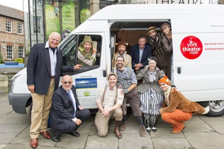 Caddick Construction and Oakgate Group PLC donate van to York Theatre Royal 