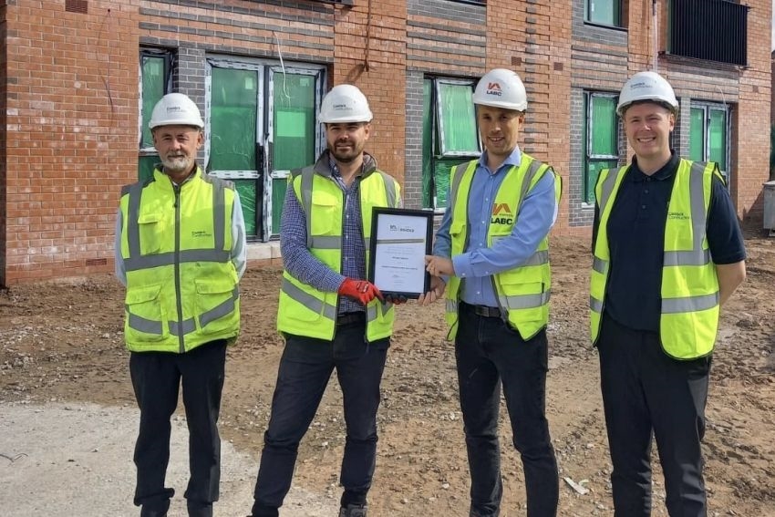 Caddick Construction North West granted The Bricks Site Recognition Award