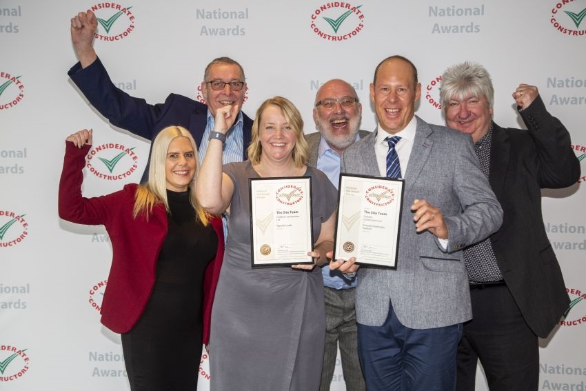  A double take for Caddick at national Considerate Constructors’ Scheme Awards