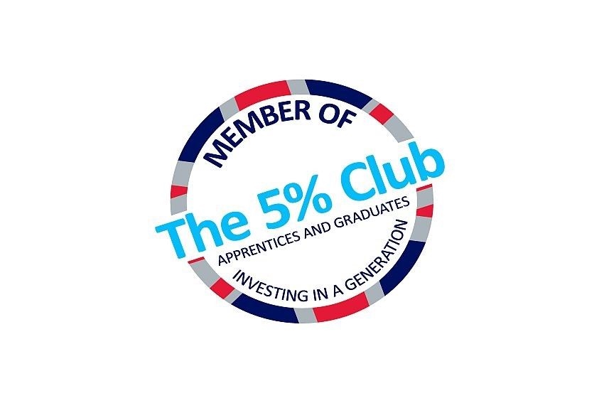 Caddick Construction joins 5% Club