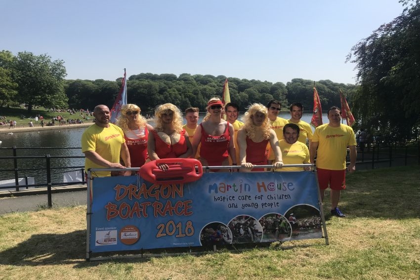 Caddick team raises money for Martin’s House Children’s Hospice at Leeds Dragon Boat Race