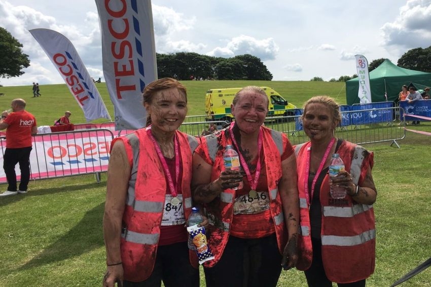 Caddick staff complete Pretty Muddy 5K