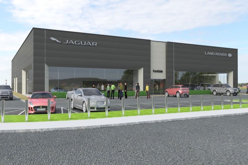 Caddick Construction drives forward with Jaguar Land Rover Kentdale