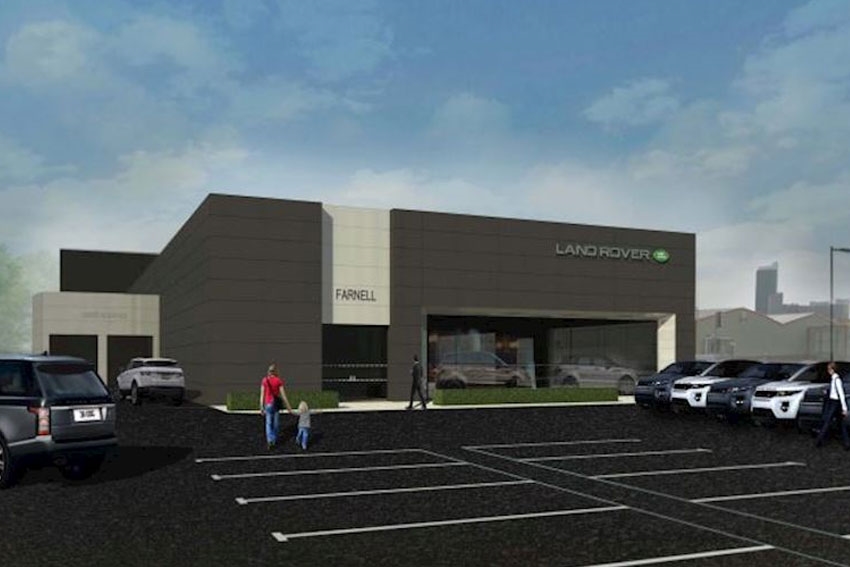 Caddick Construction drives forward with new Jaguar Land Rover showroom contract 