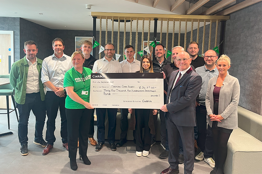 Yorkshire-Based Caddick Raises £34k For Macmillan Cancer Support