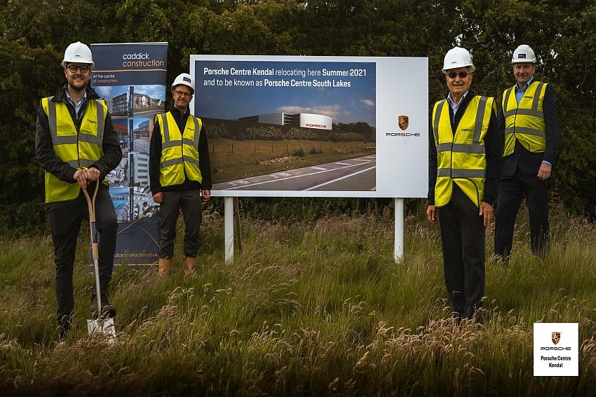Caddick steps up a gear to secure new Porsche centre contract 