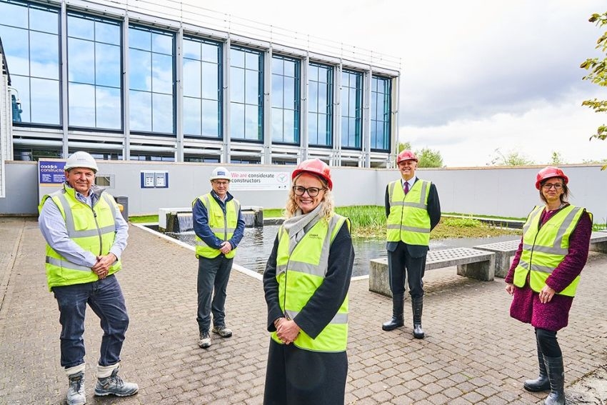 The Manchester College celebrates build progress at its Openshaw Campus 