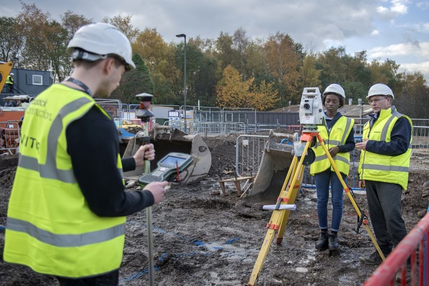 Students helping to build own campus on Caddick work placement scheme with The Manchester College 