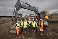 Work begins to build new homes on former Chantry House site