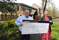 Caddick Construction Raises £3,600 For Durham Hospice    