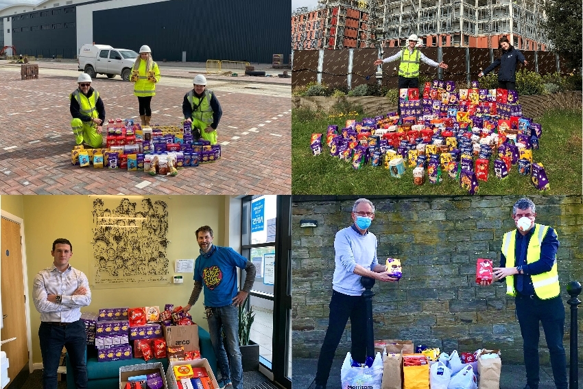 Egg-cellent effort local charities by our site teams 