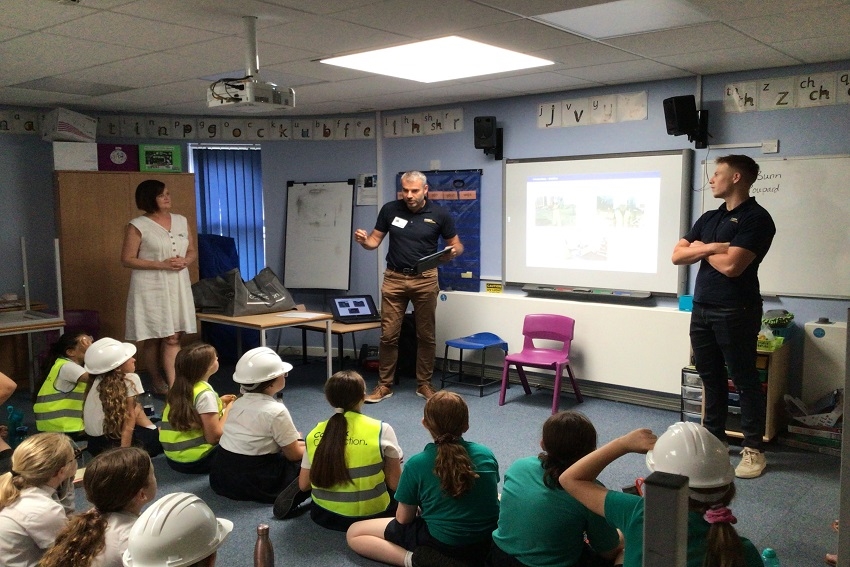 Construction talk to Austhorpe Primary School