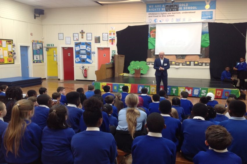 Inspirational careers assembly for St Augustine's Primary School