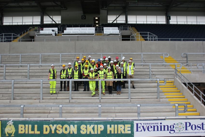 Wakefield College visit to Emerald Headingley Stadium 