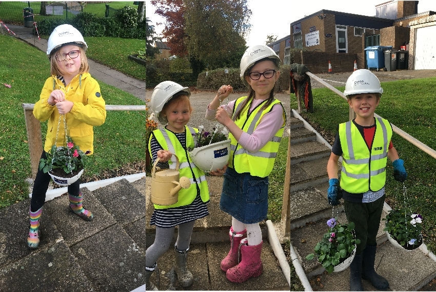Autumn planting campaign with local school 