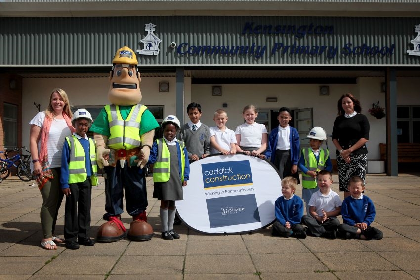 Site safety talk given to local primary schools