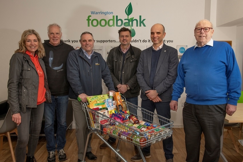 Caddick Construction support Warrington Food Bank expansion